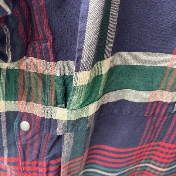 Polo Ralph Lauren Men vintage Plaid Chore / Hunting Jacket with Corduroy Collar - Picture 13 of 14